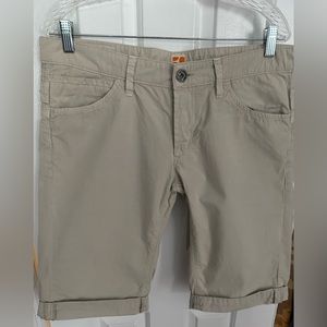 Hugo Boss Men’s Orange Adjustable Waist Tan Cotton Short. W34